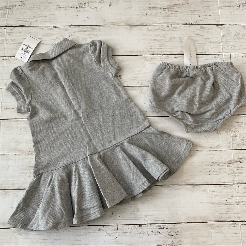 [NWT] Ralph Lauren Toddler Girl's Collared 2-Piece Dress - 18m - Picture 2 of 4